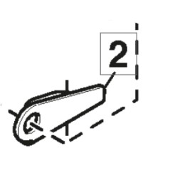 Front left front bracket lawn tractor lawnmower mower ORIGINAL STIGA 1134-6214-01 | NewgardenParts.com