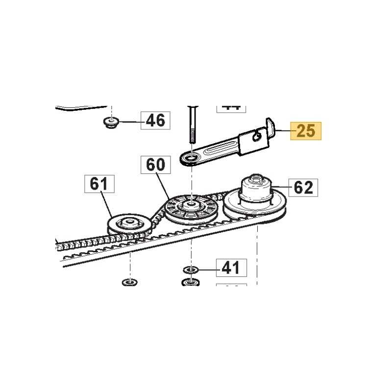 ORIGINAL STIGA chain tensioner pulley bracket COMBI 50 SVQ lawn mower H 322806647/0