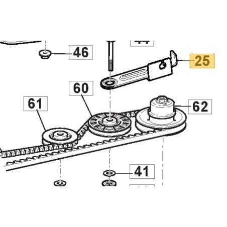 ORIGINAL STIGA chain tensioner pulley bracket COMBI 50 SVQ lawn mower H 322806647/0 | NewgardenParts.com