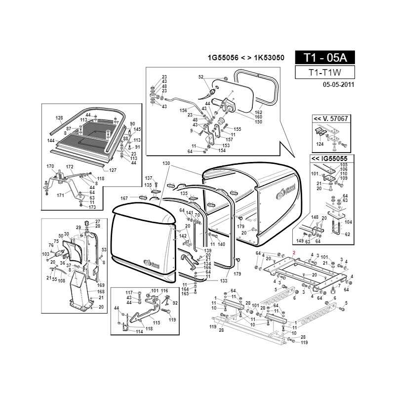 Struttura supporto cesto 900-1000L ORIGINALE GIANNI FERRARI 01.50.00.5241