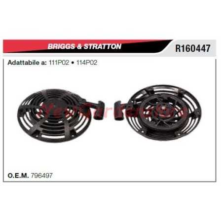 Starter B&S lawn mower mower 111P02 114P02 R160447 | NewgardenParts.com