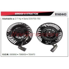 Démarreur B&S tondeuse 2-7 HP DOV700-750 SERIES R160443 | NewgardenParts.com