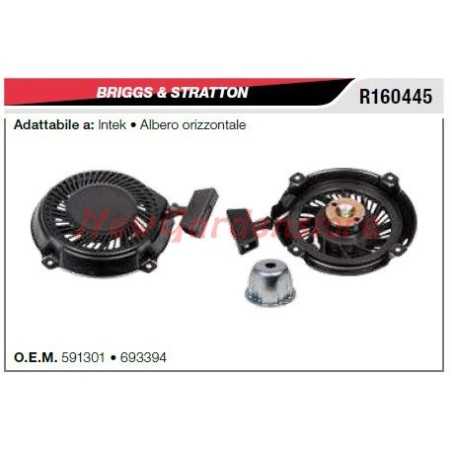 Starter B&S lawn mower mower intek horizontal shaft R160445 | NewgardenParts.com