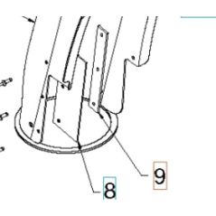 SOPORTE 532421728 ORIGINAL HUSQVARNA | NewgardenParts.com