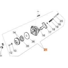 Avviamento decespugliatore modelli BC250S BC250T BC280H 61170060BR OLEOMAC | NewgardenParts.com