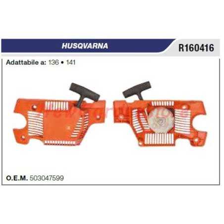 Starter HUSQVARNA brushcutter 136 141 R160416 | NewgardenParts.com