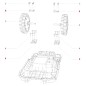 Radverriegelungshalterung ORIGINAL BLUBIRD Mähroboter NAVIMOW AB.50.0016.70