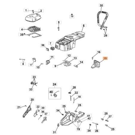 Chainsaw carburettor support GS630 models ORIGINAL OLEOMAC 50010017AR | NewgardenParts.com