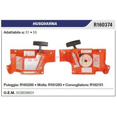 HUSQVARNA chainsaw 51 55 R160374 starter | NewgardenParts.com