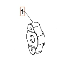 BEARING SUPPORT 532420478 ORIGINAL HUSQVARNA | NewgardenParts.com