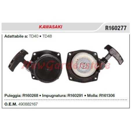 KAWASAKI Brushcutter starter TD40 48 R160277 | NewgardenParts.com