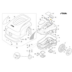 L'interface utilisateur supporte les de robots ORIGINAL STIGA 322784973/0 | NewgardenParts.com