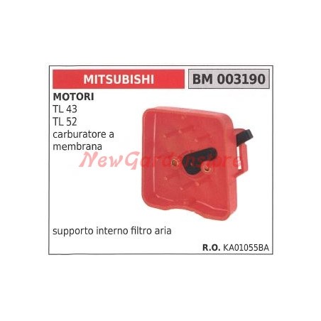 Support interne du filtre à air MITSUBISHI moteur 2 temps débroussailleuse 003190 | NewgardenParts.com