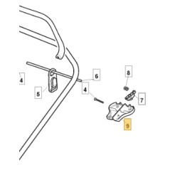 ORIGINAL STIGA Akku-Rasentraktor-Mäher Griffbügel 322785144/1 | NewgardenParts.com