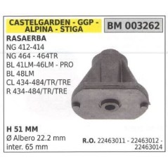 Lawnmower blade hub holder compatible STIGA NG 412 - NG 414