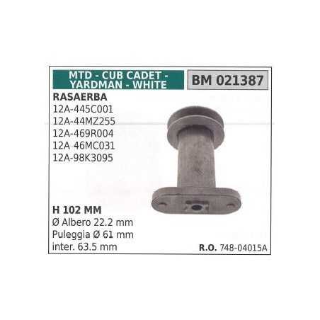 Supporto mozzo portalama rasaerba tagliaerba 12A-445C001 MTD 021387 | NewgardenParts.com