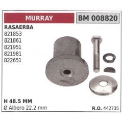Supporto mozzo portalama rasaerba tagliaerba 821853 murray 008820 | NewgardenParts.com