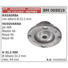 Messernabenhalterung für HUSQVARNA Jet 45R Rasenmähermäher 008819