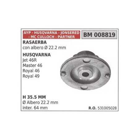 Support de moyeu de lame pour tondeuse HUSQVARNA Jet 45R 008819 | NewgardenParts.com