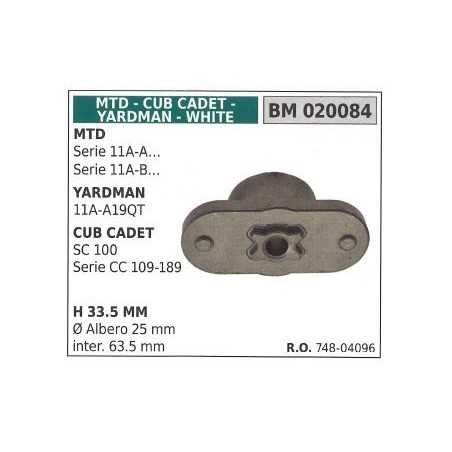 Supporto mozzo portalama rasaerba tagliaerba serie 11A-A SC 100 MTD 020084 | NewgardenParts.com