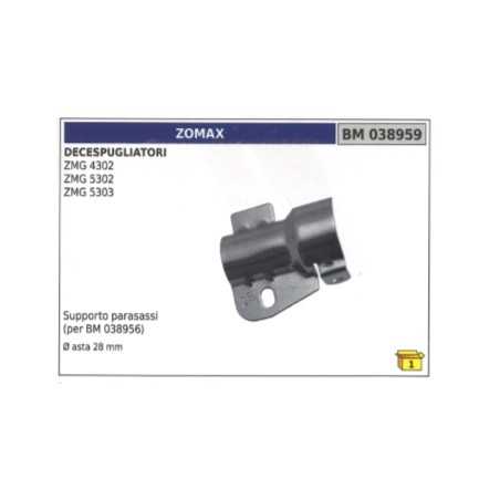 Protège-essieu ZOMAX ZMG 4302 - 5302 - 5303 Arbre de débroussailleuse Ø 28 mm | NewgardenParts.com