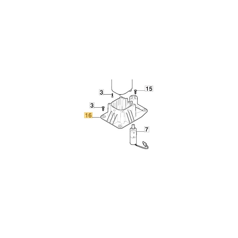 ORIGINAL STIGA robot mower height adjustment support a1500 322784954/1