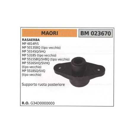 Support de roue arrière MAORI tondeuse MP 4814P/S 023670 | NewgardenParts.com