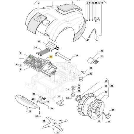 Support robot board models AUTOCLIP225S ORIGINAL STIGA 112600334/0 | NewgardenParts.com