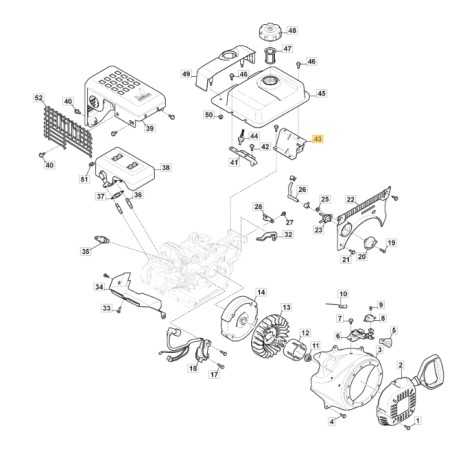 Tank holder ORIGINAL STIGA engine AS 56 P - LC 170 FS - SM65 118551316/0 | NewgardenParts.com