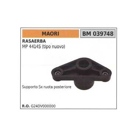 Support roue arrière gauche MAORI tondeuse MP 4414S 039748 | NewgardenParts.com