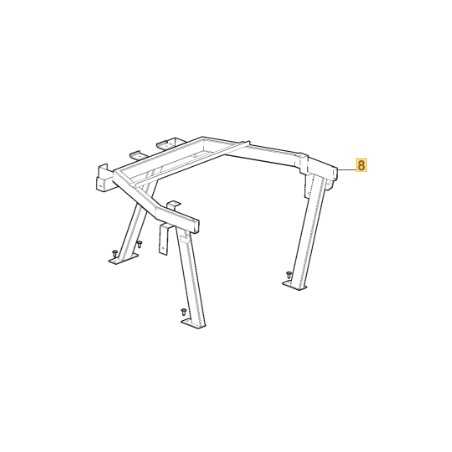 Upper frame support ORIGINAL STIGA tractor unit 387785283/0 | NewgardenParts.com