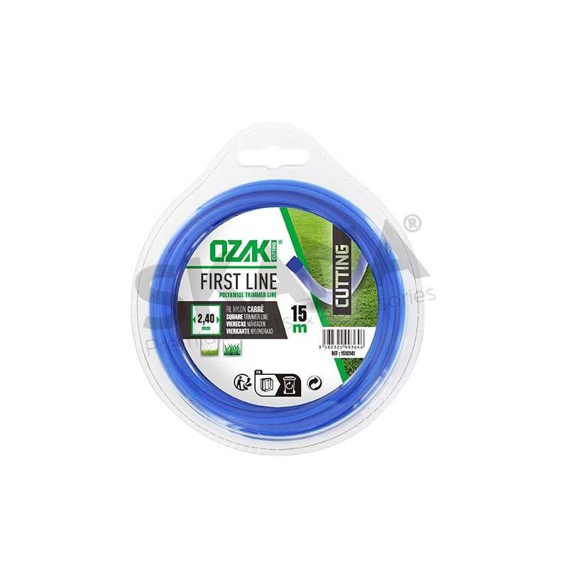 FIL DE COUPE-BORD CARRÉ 2,40MM RIF 1510141 COMPATIBLE OZAKI