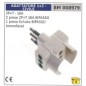 Adaptador clavija 2 polos + tierra - 16A 2 tomas 2 polos + tierra 16A 1 toma Schuko