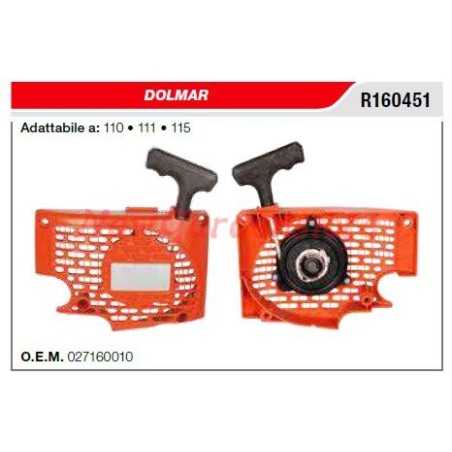 DOLMAR chainsaw recoil starter 110 111 115 R160451 | NewgardenParts.com