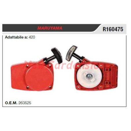 Avviamento messa in moto autoavvolgente MARUYAMA decespugliatore 420 R160475 | NewgardenParts.com