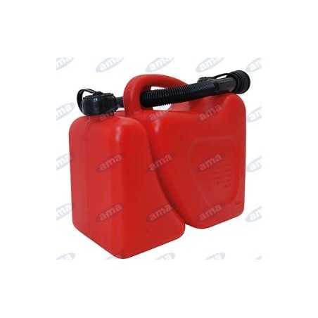 Dual-purpose plastic jerry can capacity 5lt + 2.5lt AMA 79556 | NewgardenParts.com
