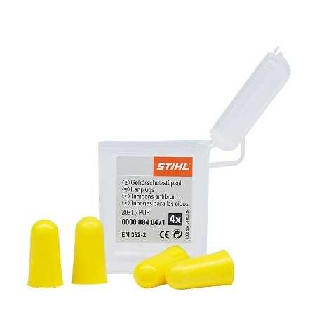 ORIGINAL STIHL polyurethane foam earplugs for hearing protection | NewgardenParts.com