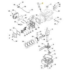 ORIGINAL STIGA Motorölmessstab Stecker TRE 224 Rasentraktor 118551431/0 | NewgardenParts.com