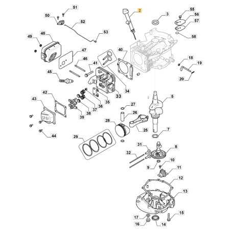ORIGINAL STIGA tapón de la varilla de aceite del motor TRE 224 tractor de césped 118551431/0 | NewgardenParts.com