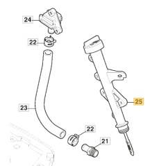 ORIGINAL STIGA Motorölmessstab Stecker TRE 635V Rasentraktor 118551539/0 | NewgardenParts.com