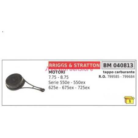 Tapón de combustible B&S cortacésped cortacésped 7,75 8,75 040813 | NewgardenParts.com