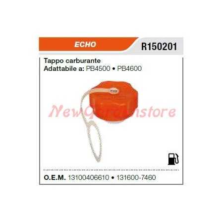ECHO tronçonneuse PB4500 4600 bouchon de remplissage de carburant R150201 | NewgardenParts.com