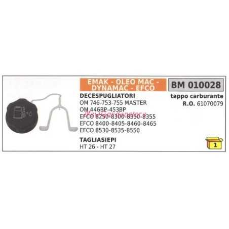 Fuel cap EMAK brushcutter OM 746 753 755 MASTER 010028 | NewgardenParts.com
