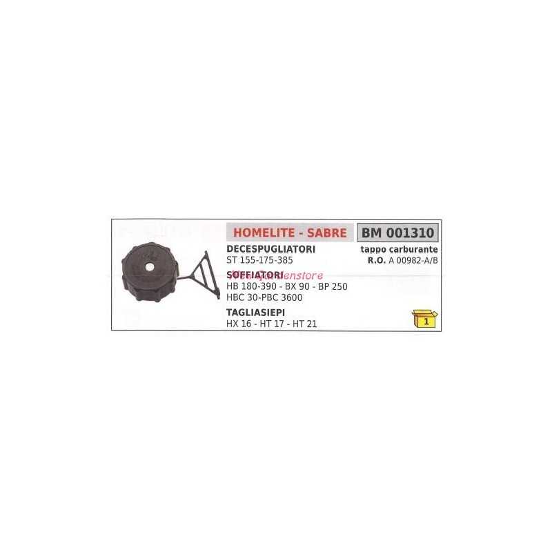 Fuel cap HOMELITE brushcutter ST 155 175 385 001310