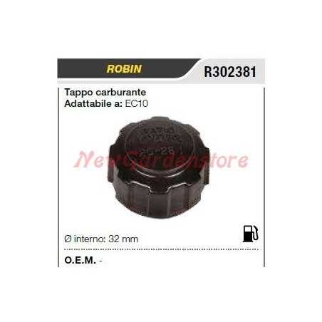 Tapón combustible ROBIN cortacésped EC10 R302381 | NewgardenParts.com