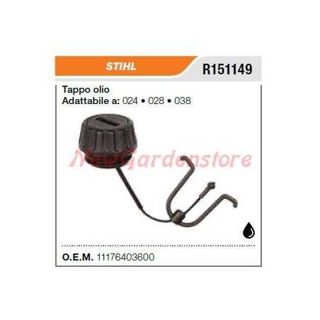 STIHL Kettensägen-Kraftstoffdeckel 024 028 038 R151149 | NewgardenParts.com