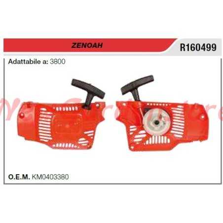 Start-up starter compatible ZENOAH chainsaw 3800 KM0403380 | NewgardenParts.com