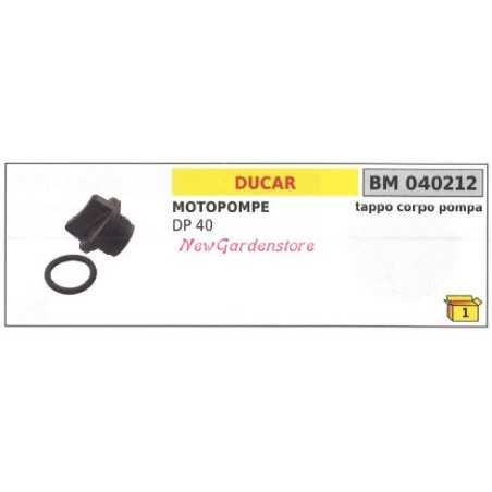Tappo corpo DUCAR motopompa DP 40 040212 | NewgardenParts.com