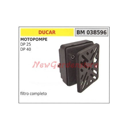 Filtro aria DUCAR per motopompa DP25 40 038596 | NewgardenParts.com