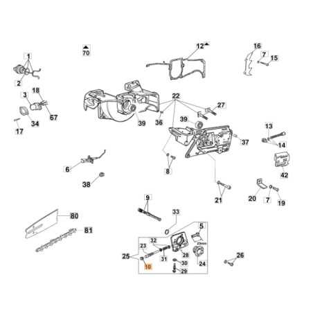 Capuchon de tronçonneuse modèles 970 GS630 956 ORIGINAL OLEOMAC 097000078 | NewgardenParts.com